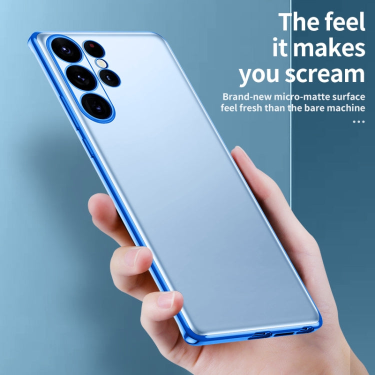 SULADA เคสโทรศัพท์ TPU Frosted Electroplating, For Samsung Galaxy S23 Ultra 5G, For Samsung Galaxy S23 5G