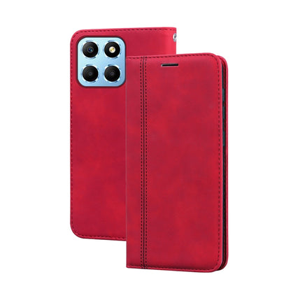 Frosted Business เคสโทรศัพท์ PU พลิกแนวนอนแม่เหล็ก, For Honor X8 5G/Play6C 5G/X6 4G/X6S/70 Lite, For Honor X7a/Play7T, For Honor 50 SE, For Honor X8a, For Honor X9b