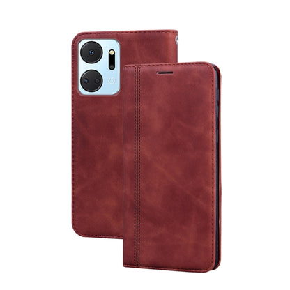 Frosted Business เคสโทรศัพท์ PU พลิกแนวนอนแม่เหล็ก, For Honor X8 5G/Play6C 5G/X6 4G/X6S/70 Lite, For Honor X7a/Play7T, For Honor 50 SE, For Honor X8a, For Honor X9b