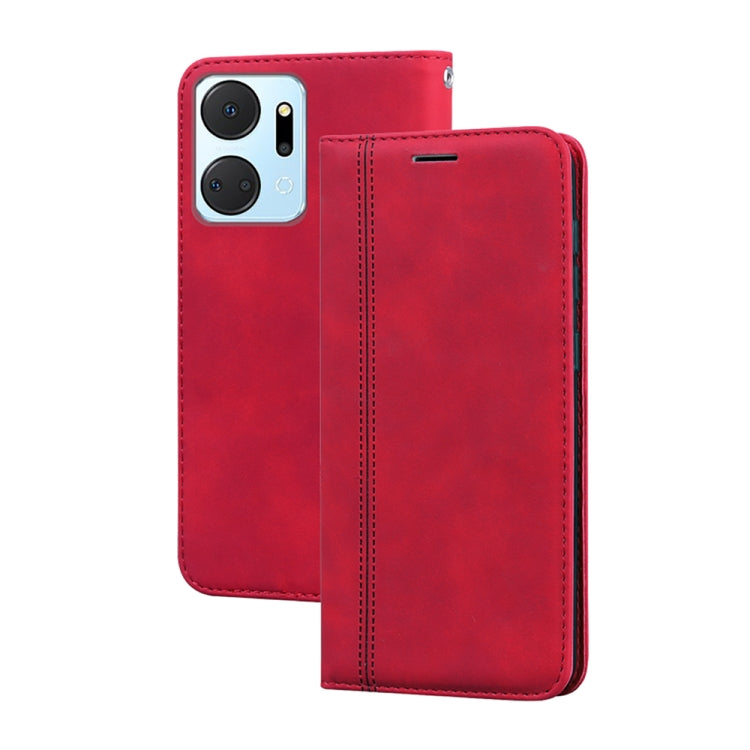 Frosted Business เคสโทรศัพท์ PU พลิกแนวนอนแม่เหล็ก, For Honor X8 5G/Play6C 5G/X6 4G/X6S/70 Lite, For Honor X7a/Play7T, For Honor 50 SE, For Honor X8a, For Honor X9b