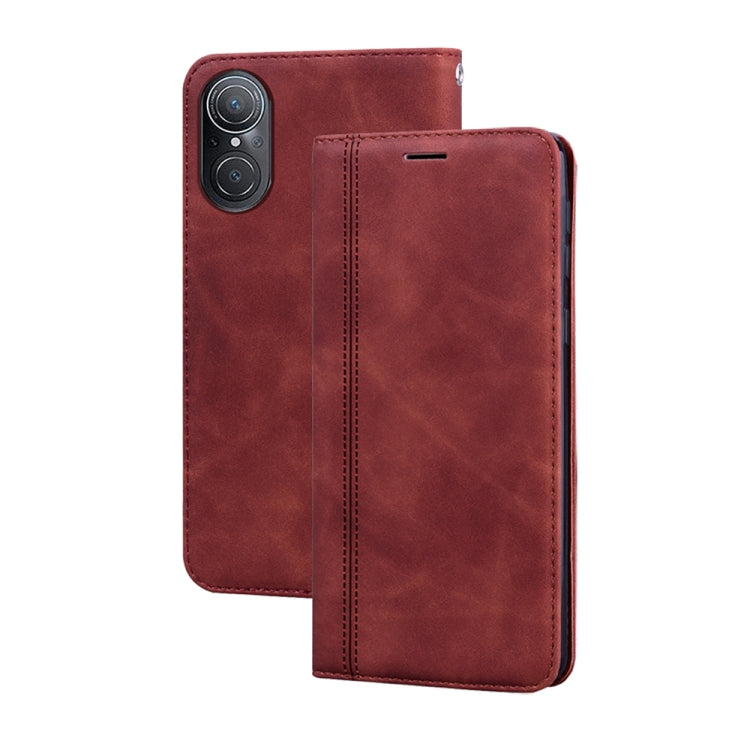 Frosted Business เคสโทรศัพท์ PU พลิกแนวนอนแม่เหล็ก, For Honor X8 5G/Play6C 5G/X6 4G/X6S/70 Lite, For Honor X7a/Play7T, For Honor 50 SE, For Honor X8a, For Honor X9b