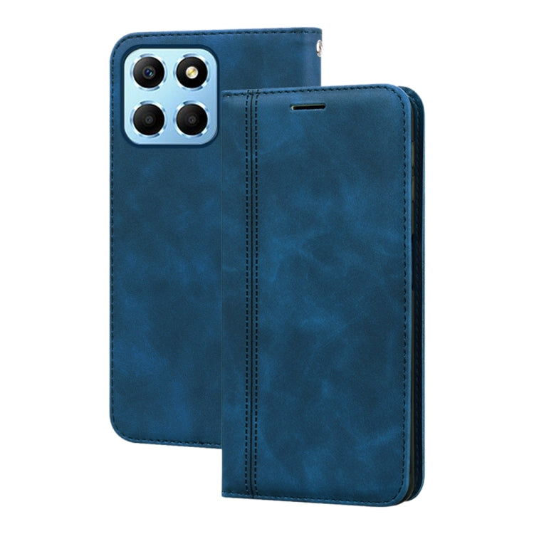 Frosted Business เคสโทรศัพท์ PU พลิกแนวนอนแม่เหล็ก, For Honor X8 5G/Play6C 5G/X6 4G/X6S/70 Lite, For Honor X7a/Play7T, For Honor 50 SE, For Honor X8a, For Honor X9b