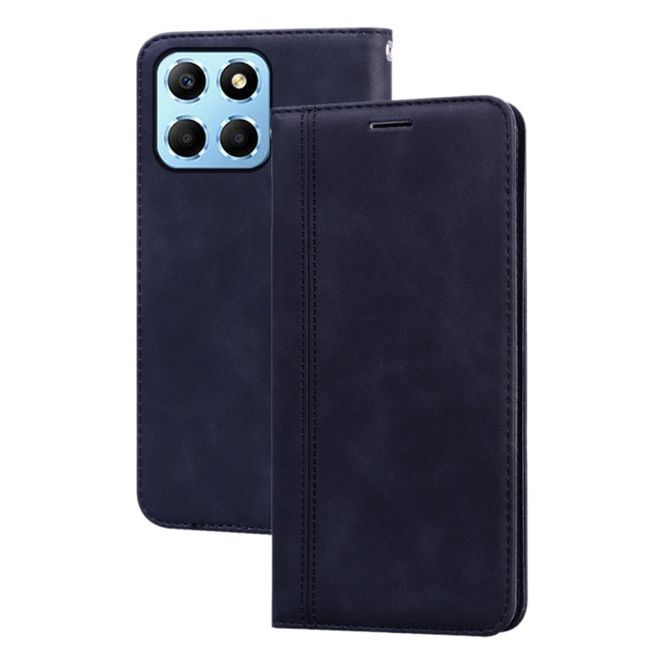 Frosted Business เคสโทรศัพท์ PU พลิกแนวนอนแม่เหล็ก, For Honor X8 5G/Play6C 5G/X6 4G/X6S/70 Lite, For Honor X7a/Play7T, For Honor 50 SE, For Honor X8a, For Honor X9b
