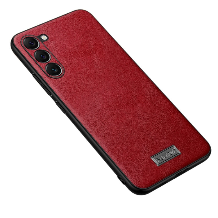 SULADA กันกระแทก TPU + เคสโทรศัพท์หนังแฮนด์เมด, For Samsung Galaxy S25 5G, For Samsung Galaxy S25+ 5G, For Samsung Galaxy S25 Ultra 5G, For Samsung Galaxy S24 Ultra 5G, For Samsung Galaxy S24+ 5G, For Samsung Galaxy S24 5G, For Samsung Galaxy S23 Ultra...