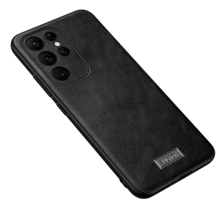 SULADA กันกระแทก TPU + เคสโทรศัพท์หนังแฮนด์เมด, For Samsung Galaxy S25 5G, For Samsung Galaxy S25+ 5G, For Samsung Galaxy S25 Ultra 5G, For Samsung Galaxy S24 Ultra 5G, For Samsung Galaxy S24+ 5G, For Samsung Galaxy S24 5G, For Samsung Galaxy S23 Ultra...