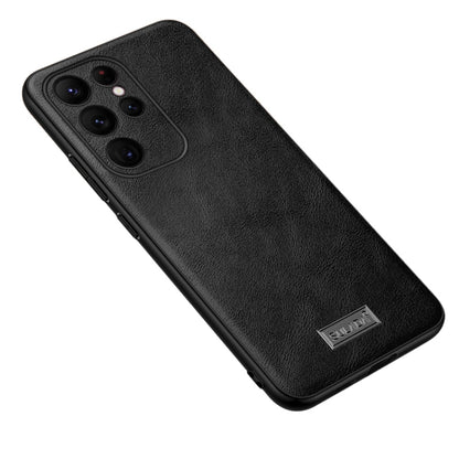SULADA กันกระแทก TPU + เคสโทรศัพท์หนังแฮนด์เมด, For Samsung Galaxy S25 5G, For Samsung Galaxy S25+ 5G, For Samsung Galaxy S25 Ultra 5G, For Samsung Galaxy S24 Ultra 5G, For Samsung Galaxy S24+ 5G, For Samsung Galaxy S24 5G, For Samsung Galaxy S23 Ultra...