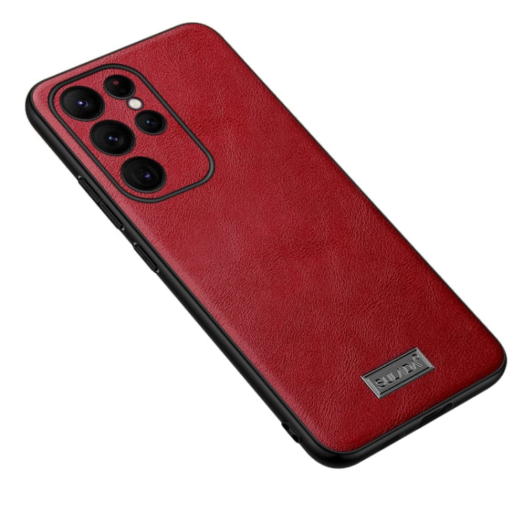 SULADA กันกระแทก TPU + เคสโทรศัพท์หนังแฮนด์เมด, For Samsung Galaxy S25 5G, For Samsung Galaxy S25+ 5G, For Samsung Galaxy S25 Ultra 5G, For Samsung Galaxy S24 Ultra 5G, For Samsung Galaxy S24+ 5G, For Samsung Galaxy S24 5G, For Samsung Galaxy S23 Ultra...