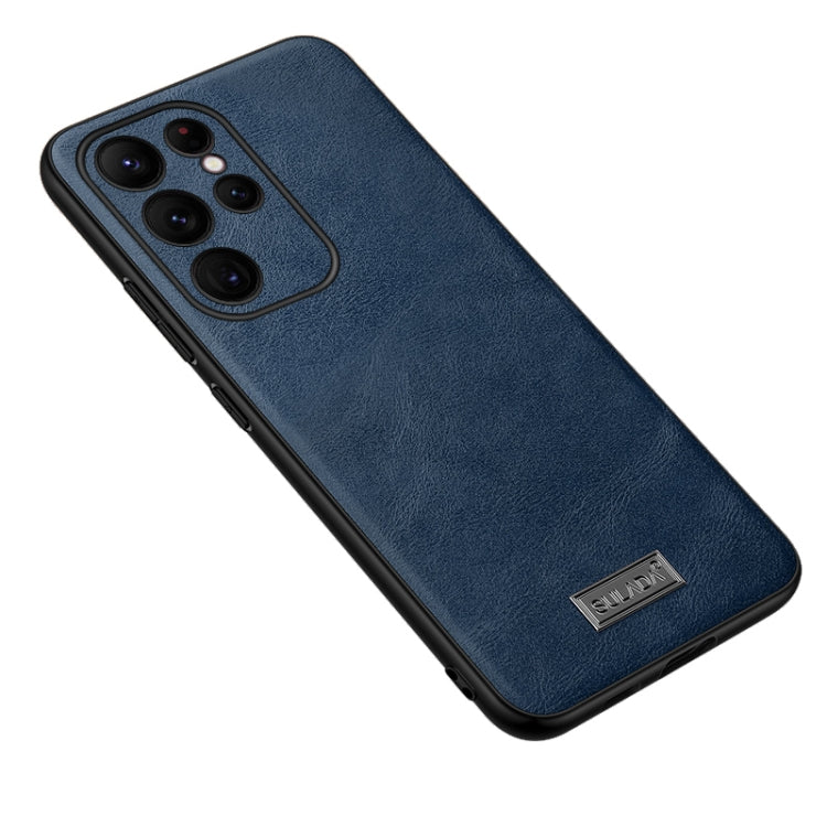 SULADA กันกระแทก TPU + เคสโทรศัพท์หนังแฮนด์เมด, For Samsung Galaxy S25 5G, For Samsung Galaxy S25+ 5G, For Samsung Galaxy S25 Ultra 5G, For Samsung Galaxy S24 Ultra 5G, For Samsung Galaxy S24+ 5G, For Samsung Galaxy S24 5G, For Samsung Galaxy S23 Ultra...