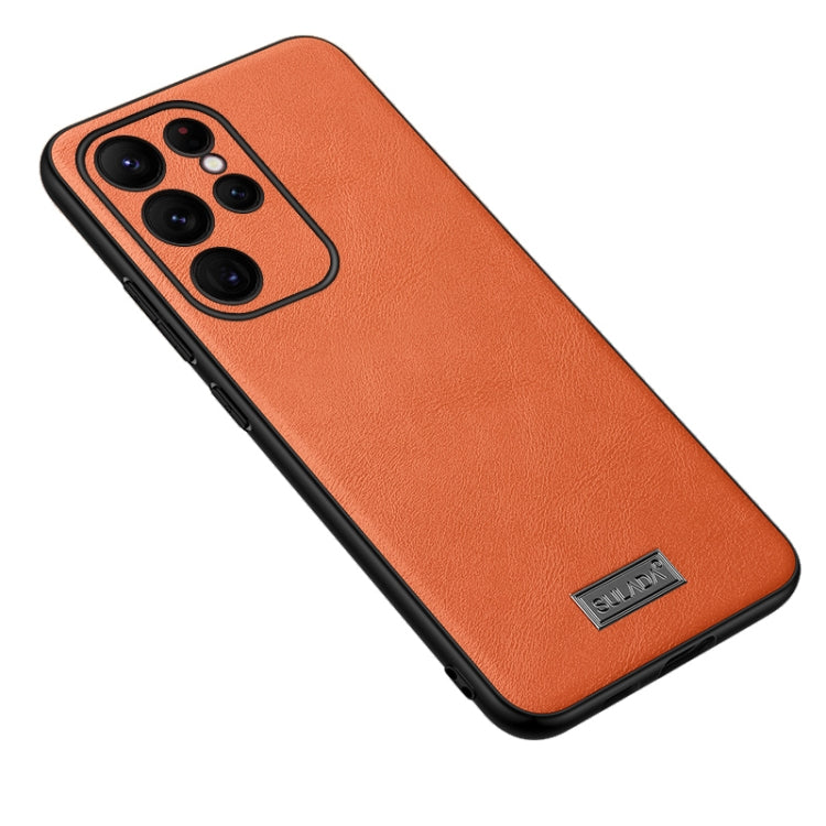 SULADA กันกระแทก TPU + เคสโทรศัพท์หนังแฮนด์เมด, For Samsung Galaxy S25 5G, For Samsung Galaxy S25+ 5G, For Samsung Galaxy S25 Ultra 5G, For Samsung Galaxy S24 Ultra 5G, For Samsung Galaxy S24+ 5G, For Samsung Galaxy S24 5G, For Samsung Galaxy S23 Ultra...