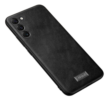 SULADA กันกระแทก TPU + เคสโทรศัพท์หนังแฮนด์เมด, For Samsung Galaxy S25 5G, For Samsung Galaxy S25+ 5G, For Samsung Galaxy S25 Ultra 5G, For Samsung Galaxy S24 Ultra 5G, For Samsung Galaxy S24+ 5G, For Samsung Galaxy S24 5G, For Samsung Galaxy S23 Ultra...