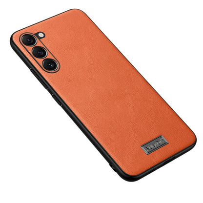 SULADA กันกระแทก TPU + เคสโทรศัพท์หนังแฮนด์เมด, For Samsung Galaxy S25 5G, For Samsung Galaxy S25+ 5G, For Samsung Galaxy S25 Ultra 5G, For Samsung Galaxy S24 Ultra 5G, For Samsung Galaxy S24+ 5G, For Samsung Galaxy S24 5G, For Samsung Galaxy S23 Ultra...