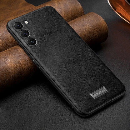 SULADA กันกระแทก TPU + เคสโทรศัพท์หนังแฮนด์เมด, For Samsung Galaxy S25 5G, For Samsung Galaxy S25+ 5G, For Samsung Galaxy S25 Ultra 5G, For Samsung Galaxy S24 Ultra 5G, For Samsung Galaxy S24+ 5G, For Samsung Galaxy S24 5G, For Samsung Galaxy S23 Ultra...