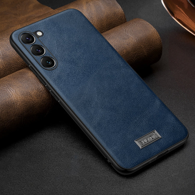 SULADA กันกระแทก TPU + เคสโทรศัพท์หนังแฮนด์เมด, For Samsung Galaxy S25 5G, For Samsung Galaxy S25+ 5G, For Samsung Galaxy S25 Ultra 5G, For Samsung Galaxy S24 Ultra 5G, For Samsung Galaxy S24+ 5G, For Samsung Galaxy S24 5G, For Samsung Galaxy S23 Ultra...