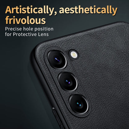 SULADA กันกระแทก TPU + เคสโทรศัพท์หนังแฮนด์เมด, For Samsung Galaxy S23 5G