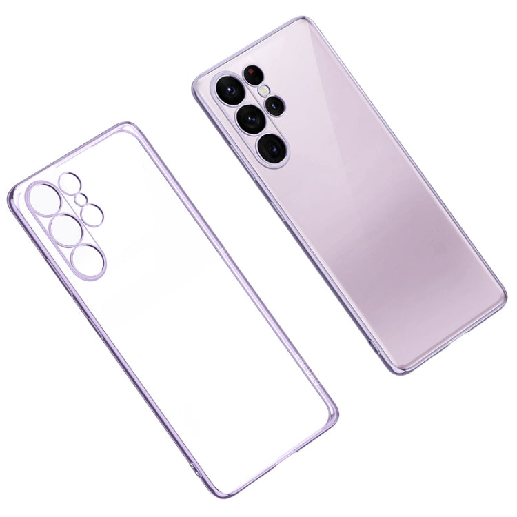 SULADA เคสโทรศัพท์ใส TPU ชุบกันกระแทก, For Samsung Galaxy S23 Ultra 5G, For Samsung Galaxy S23 5G