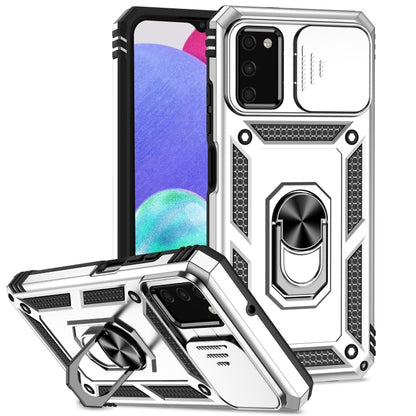 เคสโทรศัพท์ผู้ถือ Camshield แบบเลื่อนได้, For Samsung Galaxy A03, For Samsung Galaxy A03 166mm, For Samsung Galaxy A02s / A03s 164mm, For Samsung Galaxy A02s / A03s 165mm, For Samsung Galaxy A32 4G, For Samsung Galaxy A32 5G