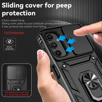 เคสโทรศัพท์ผู้ถือ Camshield แบบเลื่อนได้, For Samsung Galaxy A24, For Samsung Galaxy A34 5G, For Samsung Galaxy A04, For Samsung Galaxy Z Fold4, For Samsung Galaxy Z Flip4, For Samsung Galaxy M33