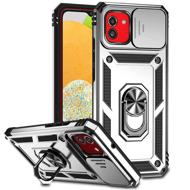 เคสโทรศัพท์ผู้ถือ Camshield แบบเลื่อนได้, For Samsung Galaxy A03, For Samsung Galaxy A03 166mm, For Samsung Galaxy A02s / A03s 164mm, For Samsung Galaxy A02s / A03s 165mm, For Samsung Galaxy A32 4G, For Samsung Galaxy A32 5G