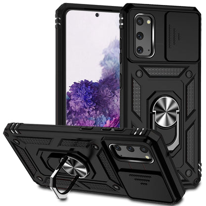 เคสโทรศัพท์ผู้ถือ Camshield แบบเลื่อนได้, For Samsung Galaxy A42 5G, For Samsung Galaxy Note20 Ultra, For Samsung Galaxy Note20, For Samsung Galaxy A21s, For Samsung Galaxy S20 Ultra, For Samsung Galaxy S20
