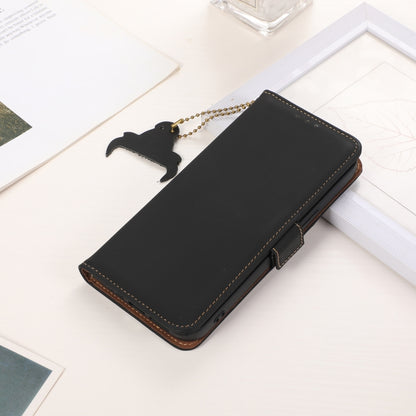 ซองโทรศัพท์หนัง RFID แม่เหล็กหนังแท้, For iPhone 16 Pro Max, For iPhone 16 Pro, For iPhone 15 Pro Max, For iPhone 15 Pro, For iPhone 15 Plus, For iPhone 15