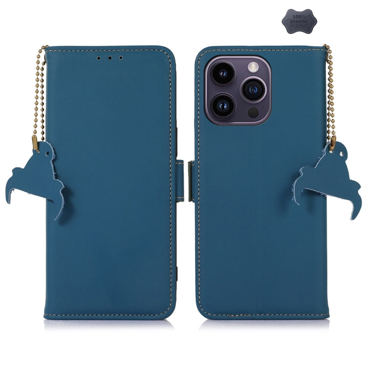 ซองโทรศัพท์หนัง RFID แม่เหล็กหนังแท้, For iPhone 16 Pro Max, For iPhone 16 Pro, For iPhone 15 Pro Max, For iPhone 15 Pro, For iPhone 15 Plus, For iPhone 15