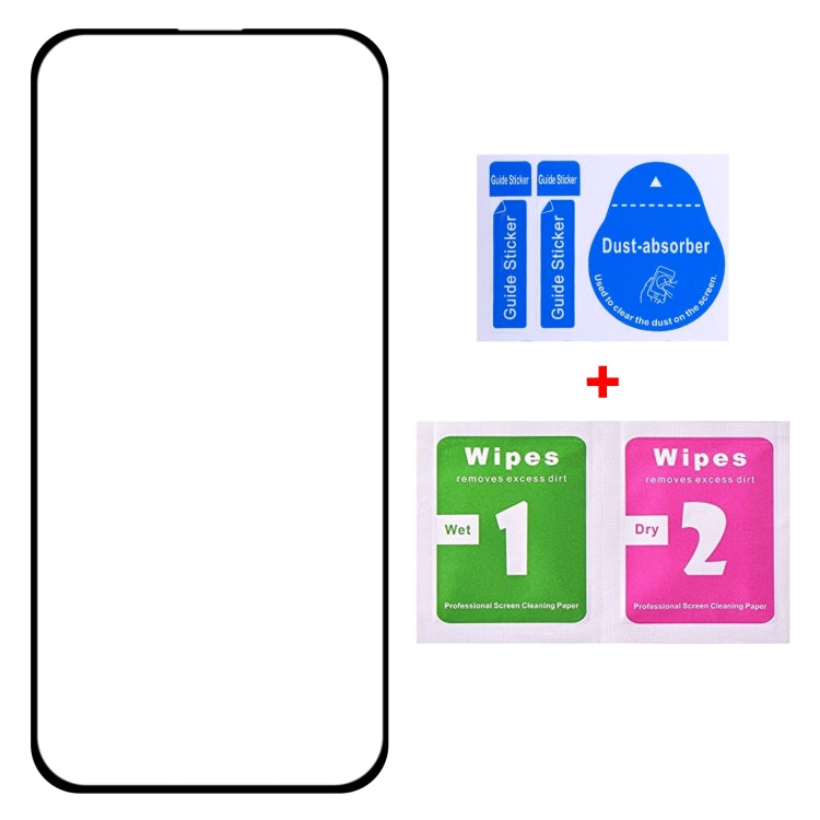 ฟิล์มกระจกนิรภัยแบบเต็มหน้าจอกาว, For iPhone 15 Pro Max, For iPhone 15 Pro, For iPhone 15 Plus, For iPhone 15
