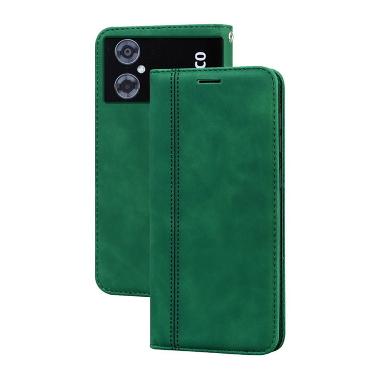 Frosted ธุรกิจแม่เหล็กพลิกแนวนอนกรณีโทรศัพท์ PU, For Xiaomi Poco M4 5G/Poco M5/Redmi Note 11R, For Xiaomi Poco C40, For Xiaomi Redmi 10A 4G