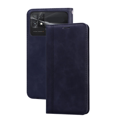 Frosted ธุรกิจแม่เหล็กพลิกแนวนอนกรณีโทรศัพท์ PU, For Xiaomi Poco M4 5G/Poco M5/Redmi Note 11R, For Xiaomi Poco C40, For Xiaomi Redmi 10A 4G