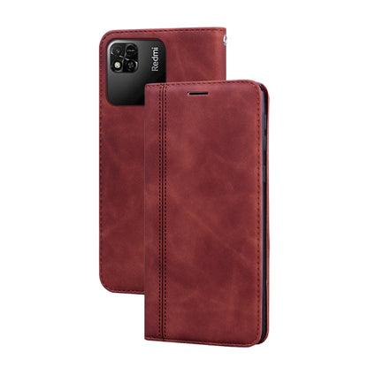Frosted ธุรกิจแม่เหล็กพลิกแนวนอนกรณีโทรศัพท์ PU, For Xiaomi Poco M4 5G/Poco M5/Redmi Note 11R, For Xiaomi Poco C40, For Xiaomi Redmi 10A 4G