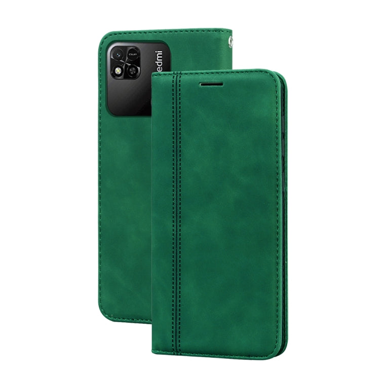 Frosted ธุรกิจแม่เหล็กพลิกแนวนอนกรณีโทรศัพท์ PU, For Xiaomi Poco M4 5G/Poco M5/Redmi Note 11R, For Xiaomi Poco C40, For Xiaomi Redmi 10A 4G