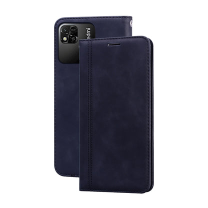 Frosted ธุรกิจแม่เหล็กพลิกแนวนอนกรณีโทรศัพท์ PU, For Xiaomi Poco M4 5G/Poco M5/Redmi Note 11R, For Xiaomi Poco C40, For Xiaomi Redmi 10A 4G