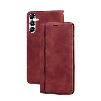 Frosted Business เคสโทรศัพท์ PU พลิกแนวนอนแม่เหล็ก, ForSamsung Galaxy S24 Ultra, For Samsung Galaxy S24+, For Samsung Galaxy S24, For Samsung Galaxy A05, For Samsung Galaxy A24 4G, For Samsung Galaxy A14 4G / 5G, For Samsung Galaxy A34 5G              ...