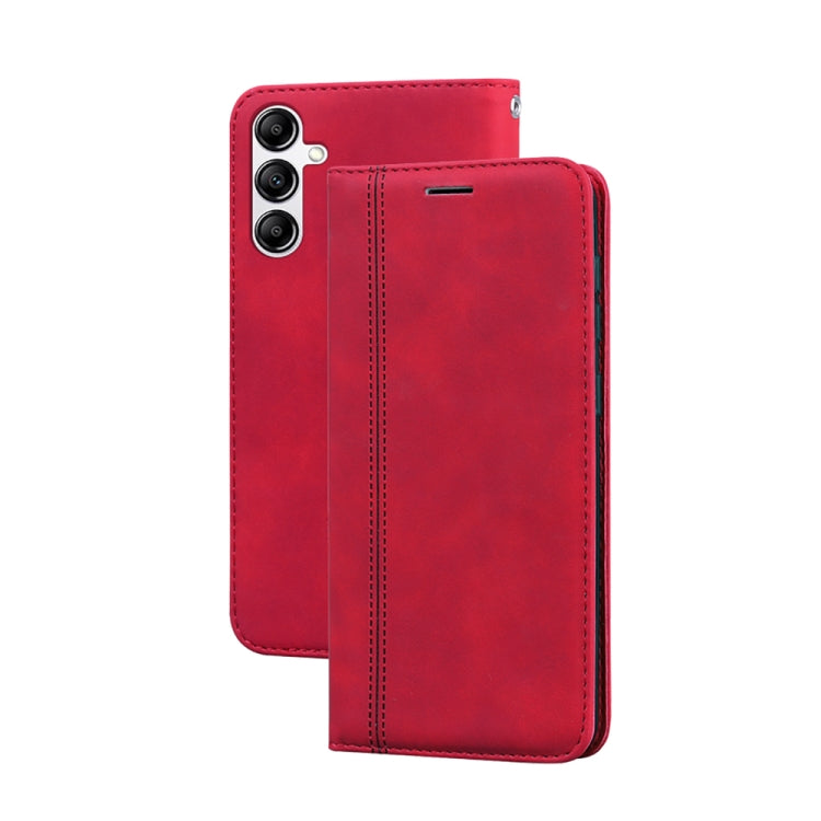 Frosted Business เคสโทรศัพท์ PU พลิกแนวนอนแม่เหล็ก, ForSamsung Galaxy S24 Ultra, For Samsung Galaxy S24+, For Samsung Galaxy S24, For Samsung Galaxy A05, For Samsung Galaxy A24 4G, For Samsung Galaxy A14 4G / 5G, For Samsung Galaxy A34 5G              ...