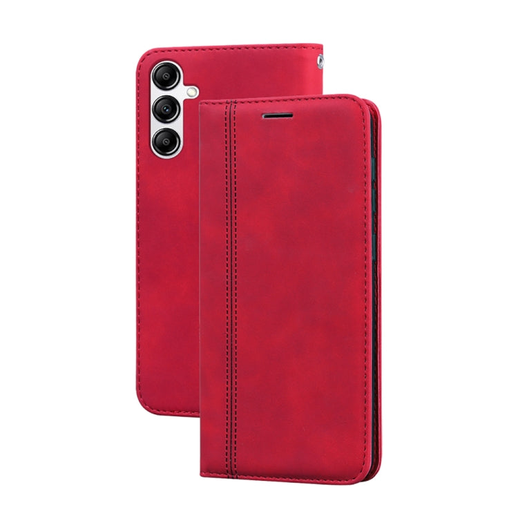 Frosted Business เคสโทรศัพท์ PU พลิกแนวนอนแม่เหล็ก, ForSamsung Galaxy S24 Ultra, For Samsung Galaxy S24+, For Samsung Galaxy S24, For Samsung Galaxy A05, For Samsung Galaxy A24 4G, For Samsung Galaxy A14 4G / 5G, For Samsung Galaxy A34 5G              ...