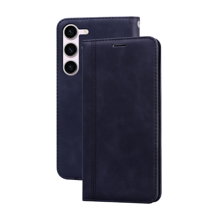 Frosted Business เคสโทรศัพท์ PU พลิกแนวนอนแม่เหล็ก, For Samsung Galaxy S23 Ultra 5G, For Samsung Galaxy S23+ 5G, For Samsung Galaxy S23 5G, For Samsung Galaxy A03s