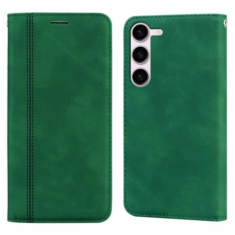 Frosted Business เคสโทรศัพท์ PU พลิกแนวนอนแม่เหล็ก, ForSamsung Galaxy S24 Ultra, For Samsung Galaxy S24+, For Samsung Galaxy S24, For Samsung Galaxy A05, For Samsung Galaxy A24 4G, For Samsung Galaxy A14 4G / 5G, For Samsung Galaxy A34 5G              ...