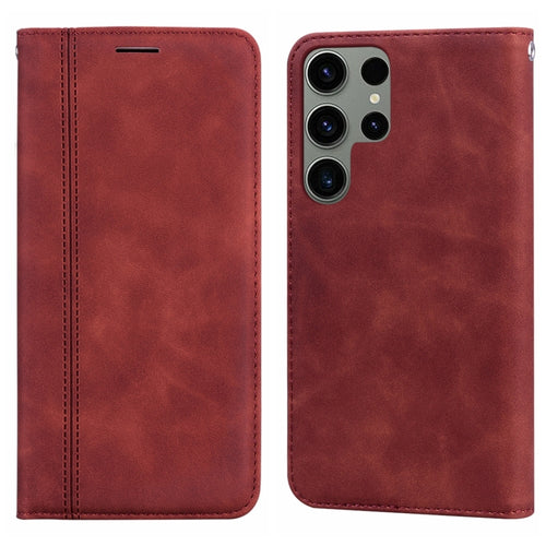Frosted Business เคสโทรศัพท์ PU พลิกแนวนอนแม่เหล็ก, ForSamsung Galaxy S24 Ultra, For Samsung Galaxy S24+, For Samsung Galaxy S24, For Samsung Galaxy A05, For Samsung Galaxy A24 4G, For Samsung Galaxy A14 4G / 5G, For Samsung Galaxy A34 5G              ...