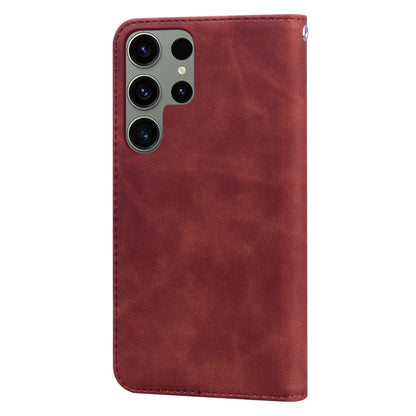 Frosted Business เคสโทรศัพท์ PU พลิกแนวนอนแม่เหล็ก, ForSamsung Galaxy S24 Ultra, For Samsung Galaxy S24+, For Samsung Galaxy S24, For Samsung Galaxy A05, For Samsung Galaxy A24 4G, For Samsung Galaxy A14 4G / 5G, For Samsung Galaxy A34 5G              ...
