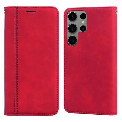 Frosted Business เคสโทรศัพท์ PU พลิกแนวนอนแม่เหล็ก, ForSamsung Galaxy S24 Ultra, For Samsung Galaxy S24+, For Samsung Galaxy S24, For Samsung Galaxy A05, For Samsung Galaxy A24 4G, For Samsung Galaxy A14 4G / 5G, For Samsung Galaxy A34 5G              ...