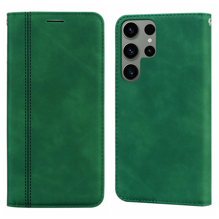 Frosted Business เคสโทรศัพท์ PU พลิกแนวนอนแม่เหล็ก, ForSamsung Galaxy S24 Ultra, For Samsung Galaxy S24+, For Samsung Galaxy S24, For Samsung Galaxy A05, For Samsung Galaxy A24 4G, For Samsung Galaxy A14 4G / 5G, For Samsung Galaxy A34 5G              ...