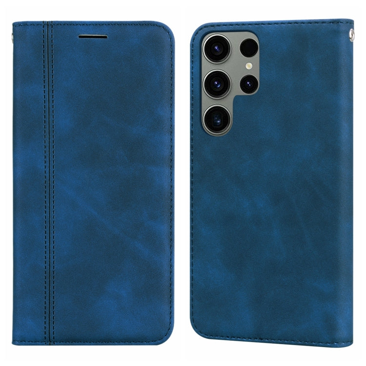 Frosted Business เคสโทรศัพท์ PU พลิกแนวนอนแม่เหล็ก, ForSamsung Galaxy S24 Ultra, For Samsung Galaxy S24+, For Samsung Galaxy S24, For Samsung Galaxy A05, For Samsung Galaxy A24 4G, For Samsung Galaxy A14 4G / 5G, For Samsung Galaxy A34 5G              ...
