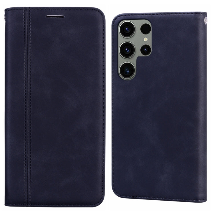 Frosted Business เคสโทรศัพท์ PU พลิกแนวนอนแม่เหล็ก, ForSamsung Galaxy S24 Ultra, For Samsung Galaxy S24+, For Samsung Galaxy S24, For Samsung Galaxy A05, For Samsung Galaxy A24 4G, For Samsung Galaxy A14 4G / 5G, For Samsung Galaxy A34 5G              ...