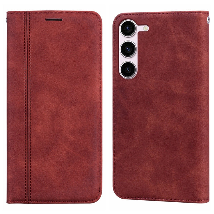 Frosted Business เคสโทรศัพท์ PU พลิกแนวนอนแม่เหล็ก, ForSamsung Galaxy S24 Ultra, For Samsung Galaxy S24+, For Samsung Galaxy S24, For Samsung Galaxy A05, For Samsung Galaxy A24 4G, For Samsung Galaxy A14 4G / 5G, For Samsung Galaxy A34 5G              ...