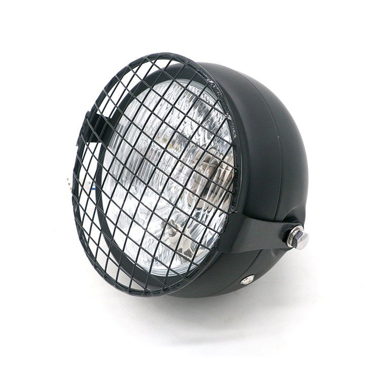 รถจักรยานยนต์ Reticular Retro โคมไฟ LED อุปกรณ์เสริมการปรับเปลี่ยนไฟหน้าสำหรับ Halley CG125 / GN125, DM-DD-023, DM-DD-023 (Yellow)