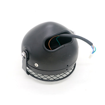 รถจักรยานยนต์ Reticular Retro โคมไฟ LED อุปกรณ์เสริมการปรับเปลี่ยนไฟหน้าสำหรับ Halley CG125 / GN125, DM-DD-023, DM-DD-023 (Yellow)