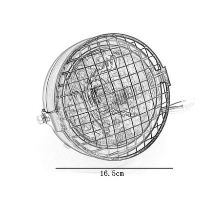 รถจักรยานยนต์ Reticular Retro โคมไฟ LED อุปกรณ์เสริมการปรับเปลี่ยนไฟหน้าสำหรับ Halley CG125 / GN125, DM-DD-023, DM-DD-023 (Yellow)