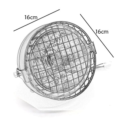 รถจักรยานยนต์ Reticular Retro โคมไฟ LED อุปกรณ์เสริมการปรับเปลี่ยนไฟหน้าสำหรับ Halley CG125 / GN125, DM-DD-023, DM-DD-023 (Yellow)