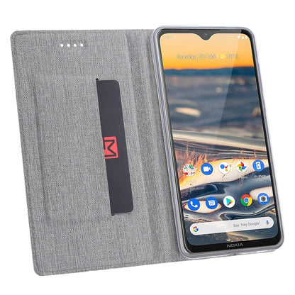 ViLi กันกระแทก TPU + PU เคสพลิกแนวนอนพร้อมช่องเสียบการ์ดและตัวยึด, For Nokia 5.3, For Samsung Galaxy A01(US Version), For Samsung Galaxy A31, For Sony Xperia L4, For Xiaomi Redmi Note 9 Pro / Note 9S