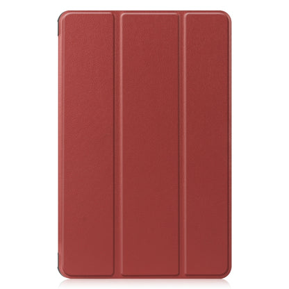 สำหรับ Huawei Honor V6 / MatePad 10.4 นิ้ว Universal Solid Color Anti-fall แนวนอนพลิกแท็บเล็ตพีซีซองหนังพร้อมตัวยึด Tri-fold & Sleep / Wake-up, For Huawei Honor V6 / MatePad 10.4 inch