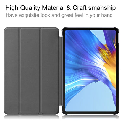 สำหรับ Huawei Honor V6 / MatePad 10.4 นิ้ว Universal Solid Color Anti-fall แนวนอนพลิกแท็บเล็ตพีซีซองหนังพร้อมตัวยึด Tri-fold & Sleep / Wake-up, For Huawei Honor V6 / MatePad 10.4 inch